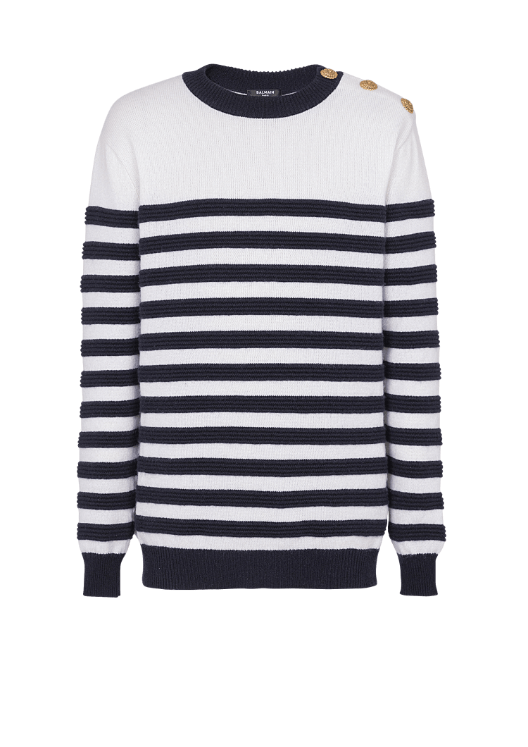 Striped cashmere jumper