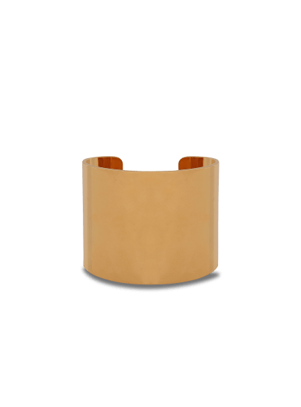 Tubular bracelet in brass