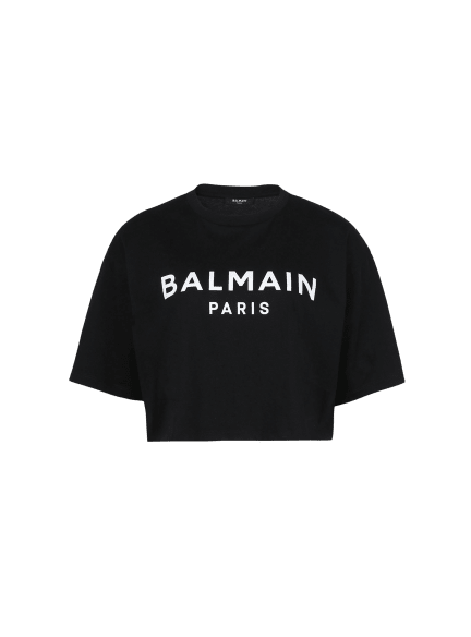 T-shirt with Balmain Paris print