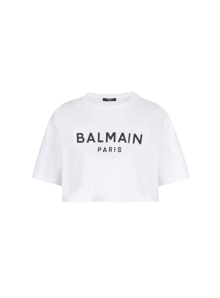 T-shirt with Balmain Paris print