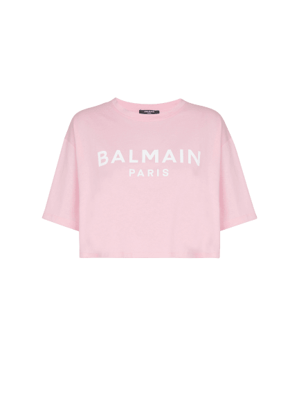 T-shirt with Balmain Paris print