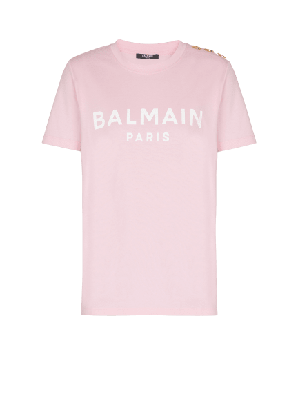 T-shirt with Balmain Paris print