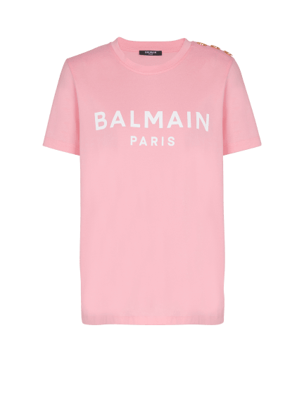 T-shirt with Balmain Paris print