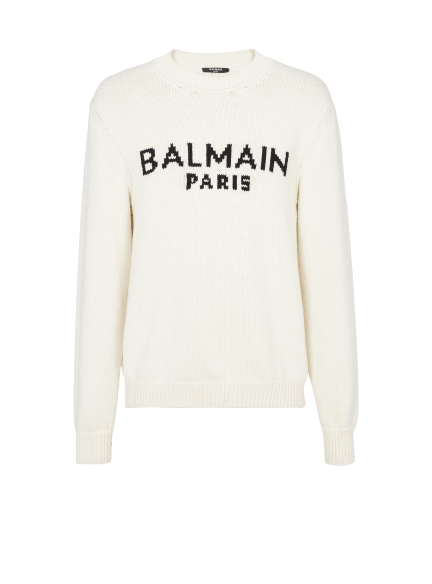 Balmain merino knit jumper