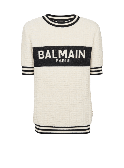 Balmain cotton terry T-shirt