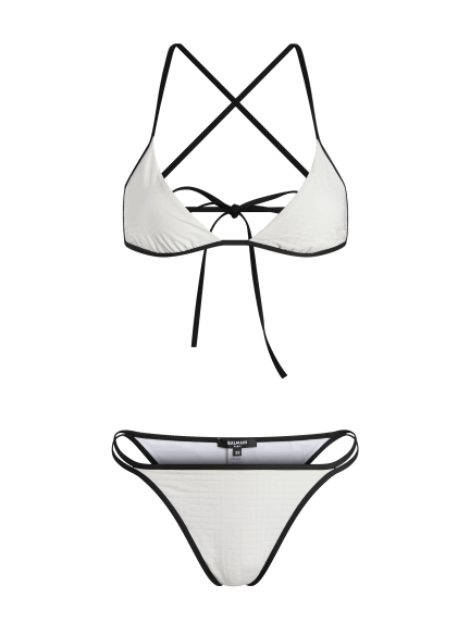 Monogram lycra swimsuit