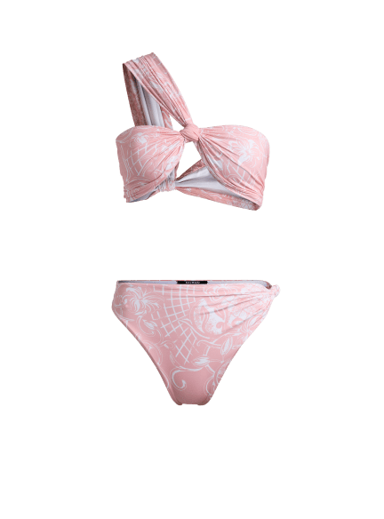 Printed lycra swimsuit