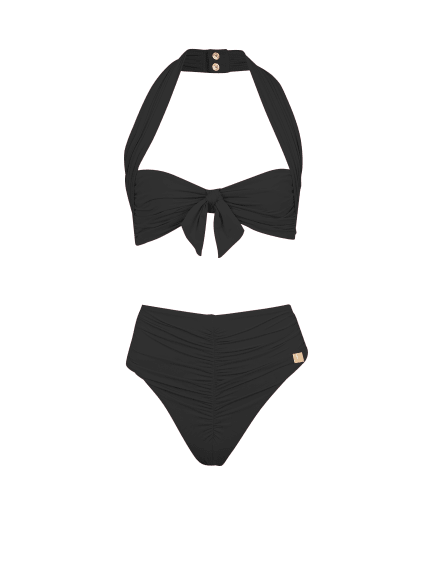 Einfarbiger Bikini