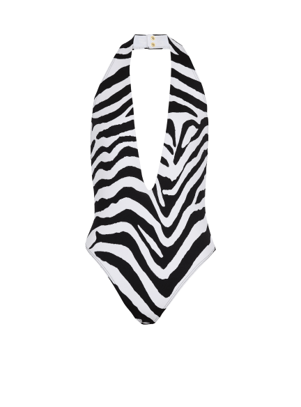 Zebra one-piece swimsuit