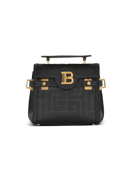 B-Buzz 23 monogrammed grained leather bag