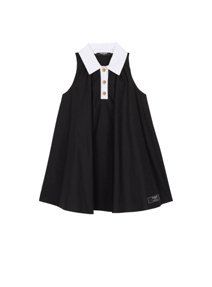 Two-tone A-line dress