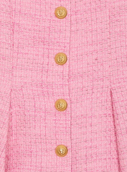 Flared tweed dress