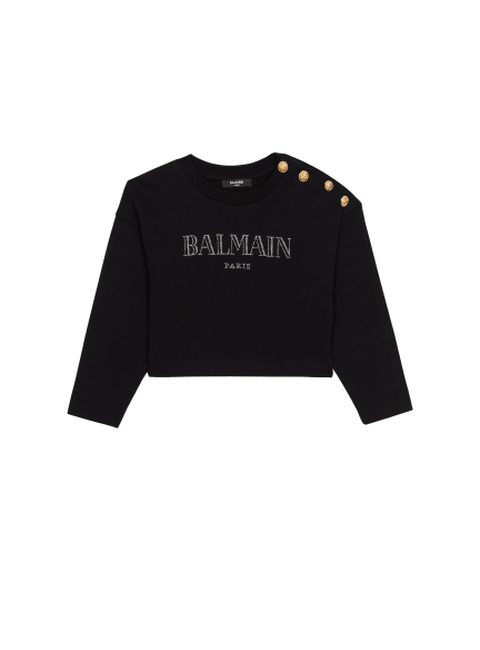 Vintage Balmain printed sweatshirt
