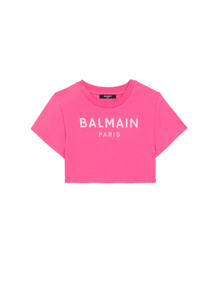 T-shirt with Balmain Paris print