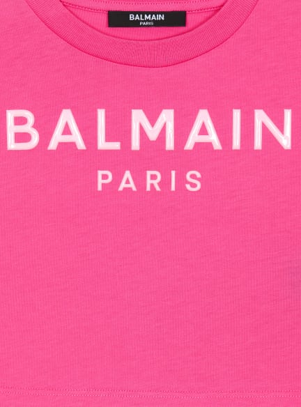 T-shirt with Balmain Paris print