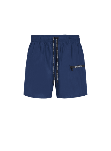 Badeshorts mit Balmain-Logo