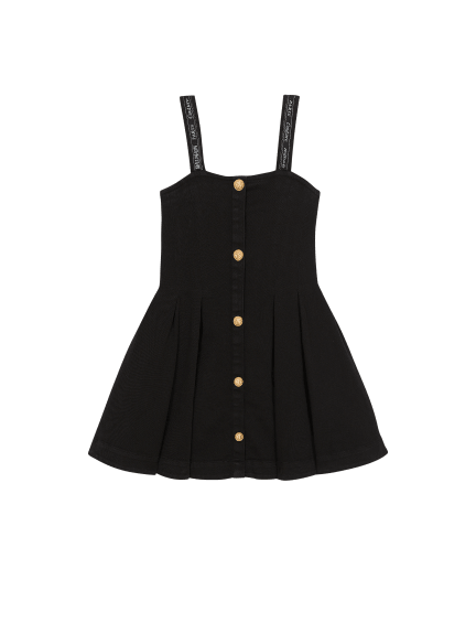 A-line dress with buttons