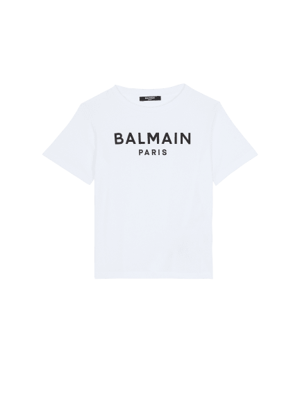 T-shirt with Balmain Paris print