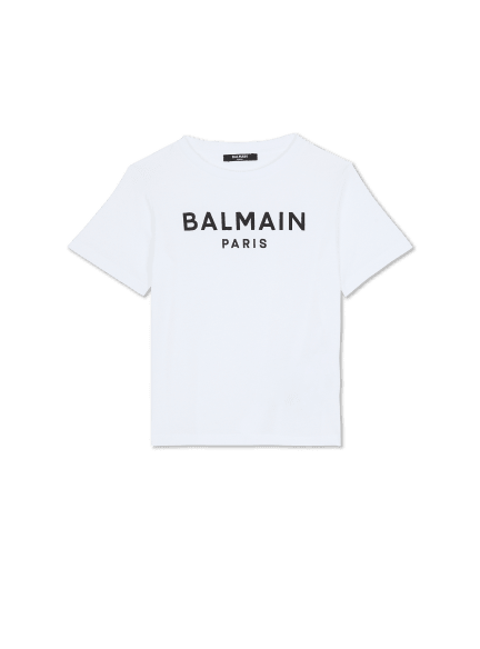 T-shirt with Balmain Paris print