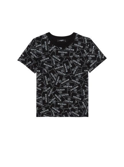 T-shirt with Balmain Couture print