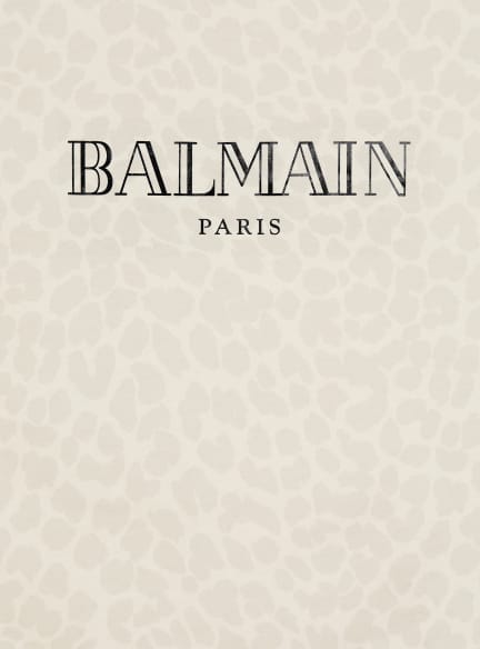 Baby blanket with vintage Balmain embroidery