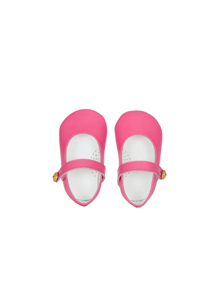 Ballet flats with button