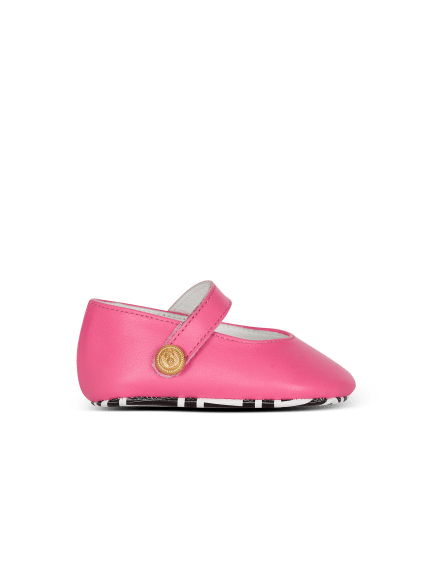 Ballet flats with button