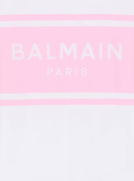 T-shirt with Balmain Paris print