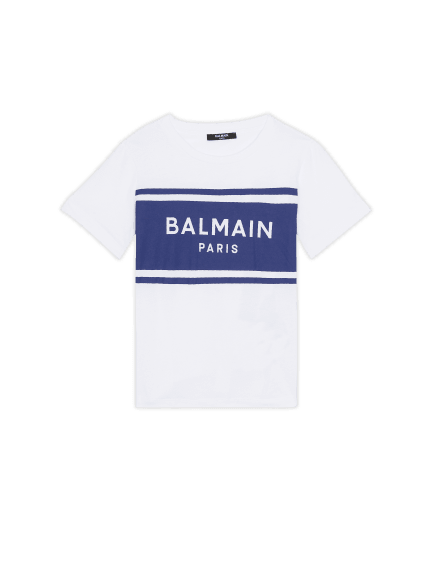 T-shirt with Balmain Paris print