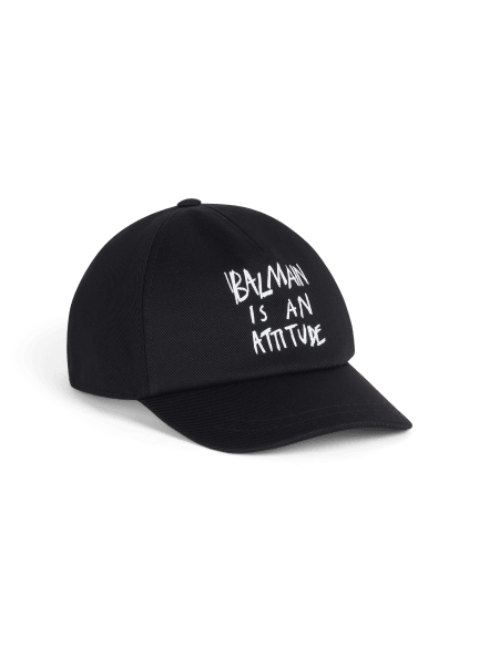 Balmain Attitude印花棒球帽 