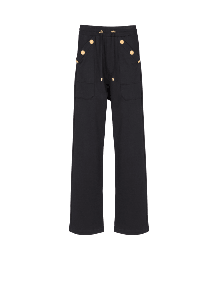 ボタン付きジョガーパンツ ルーズフィット