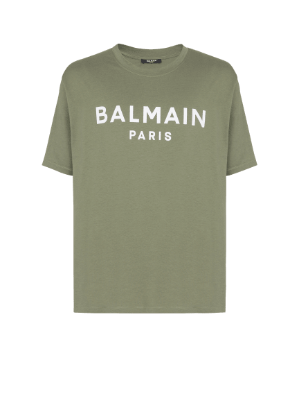 T-shirt with Balmain Paris print