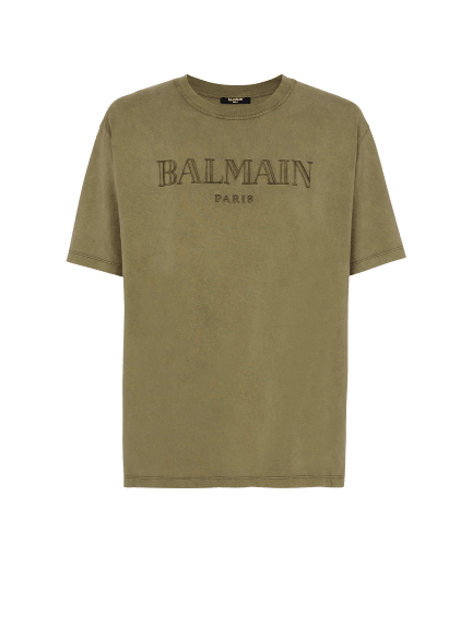 Vintage Balmain embroidered T-shirt