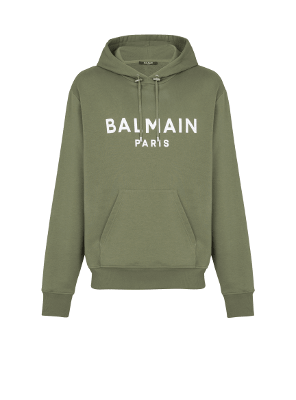 Balmain printed hoodie