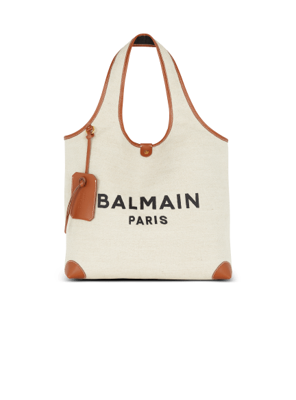 Canvas and leather B-army Grocery Bag