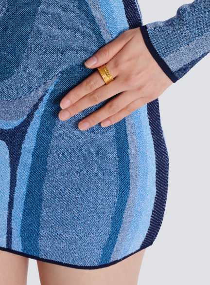 Balmain Signature Tubular ring