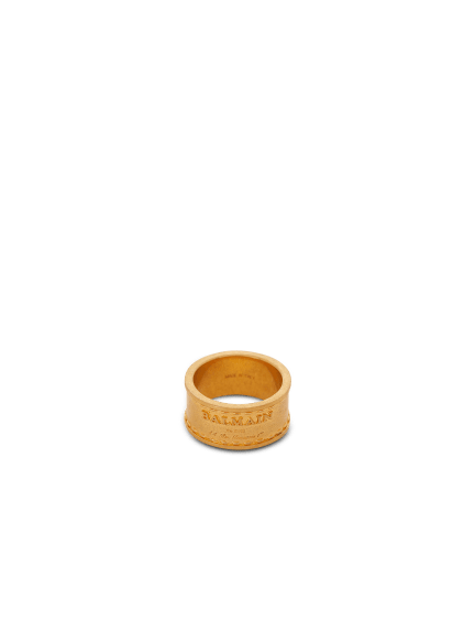 Balmain Signature Tubular ring