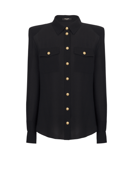 Crepe de chine shirt