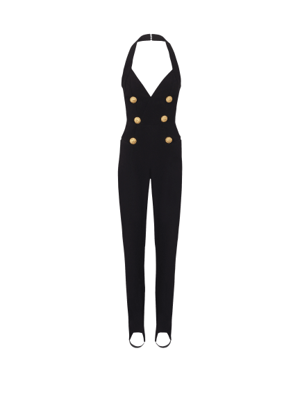 Crepe tailored jumpsuit