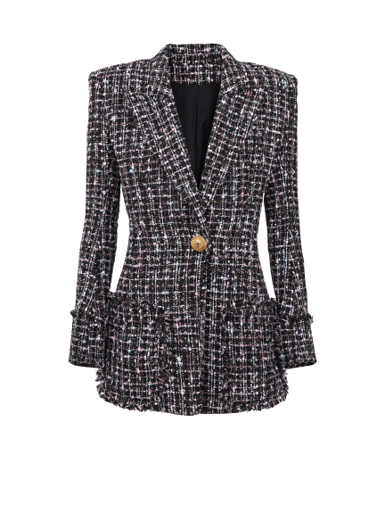 Tweed fitted jacket