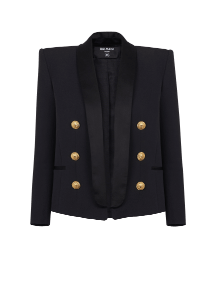 Edge-to-edge 6-button jacket 