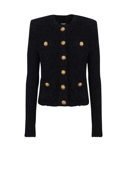 Buttons tweed jacket