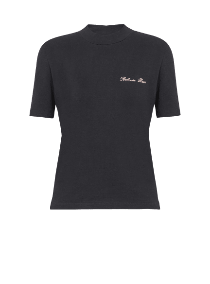Balmain シグネチャー刺繍Tシャツ