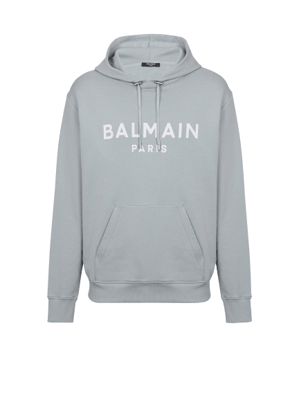 Printed Balmain Paris hoodie