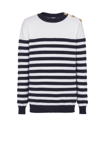 Striped cashmere jumper