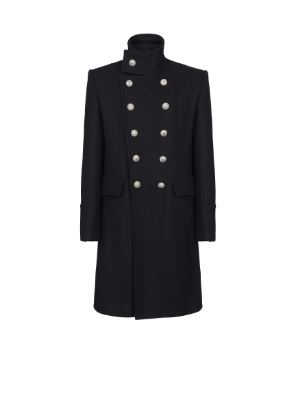 Virgin wool officer's coat