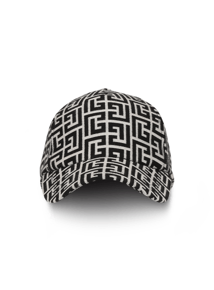 Monogrammed Jacquard Cap