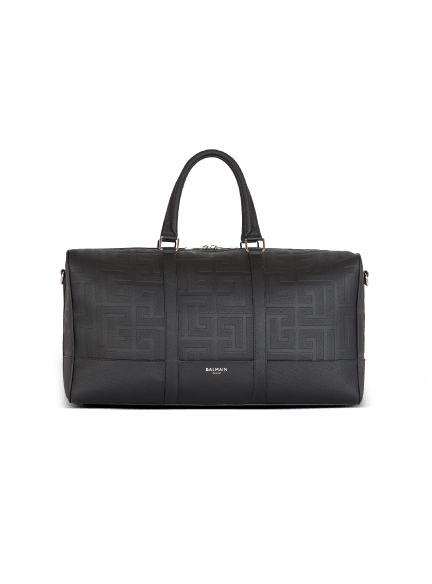 Reisetasche aus genarbtem Leder
