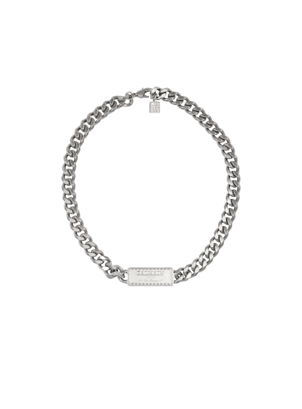 Signature Tubular brass necklace
