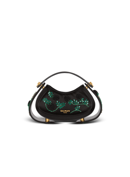 Small Jolie Madame bag in Blackberry-embroidered satin